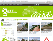 Tablet Screenshot of bicigarraf.com